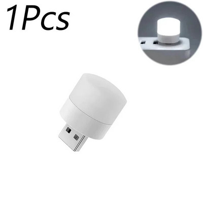 Mini USB naktinė lemputė Mini lemputė Šilta balta akių apsaugos knyga Skaitymo lemputės Kompiuteris Mobilus Įkrovimas Naktinės lempos lemputės