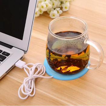 USB Warmer Gadget Cartoon Λεπτό φλιτζάνι σιλικόνης Καφέ Τσάι ρόφημα usb Θερμαντήρας Δίσκος Κούπα Pad ωραίο δώρο