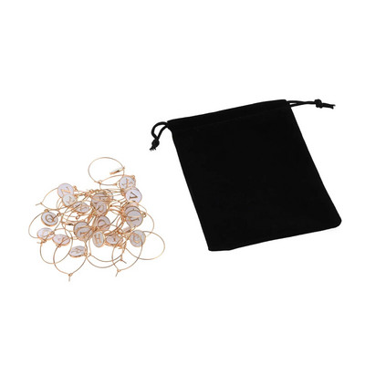 26 vnt./rinkinys AZ abėcėlės raidės Vyno taurės žymeklis Stiklinės Identifikacinės taurės etiketė baro vestuvių reikmenų vakarėlio dekoravimui