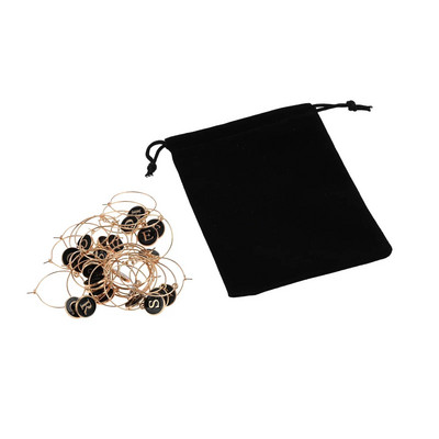 26 vnt./rinkinys AZ abėcėlės raidės Vyno taurės žymeklis Stiklinės Identifikacinės taurės etiketė baro vestuvių reikmenų vakarėlio dekoravimui