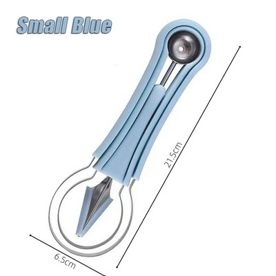 3 komada set žlica za kuglice dinje, set oblika noža, 3 u 1 žlica za voće od nehrđajućeg čelika, set alata za rezbarenje voća, rezač lubenice