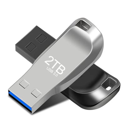 Metallist USB 3.0 Pen Drive 2TB 100% tõelise mahuga Pendrive 1TB Memorias USB Flash Drive 512G Cle USB Stick Kingitusesemete kohaletoimetamine tasuta
