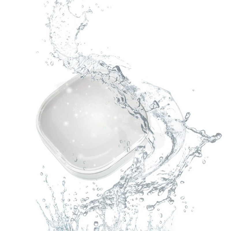 Läikiv läbipaistev ümbris Samsung Galaxy Buds Pro/Live pehmest silikoonist läbipaistvast kukkumisvastasest kõrvaklappide ümbrisest Galaxy Buds Pro 2 kaanele