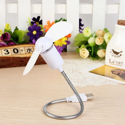 Mini serpentine USB ventiliatorius, ilgas 30 cm didelis vėjas, nešiojamas lankstus stalinis nešiojamasis kompiuteris Serpentine USB mažas ventiliatorius