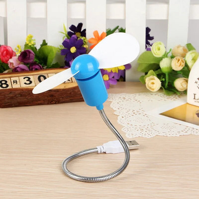 Mini serpentine USB ventiliatorius, ilgas 30 cm didelis vėjas, nešiojamas lankstus stalinis nešiojamasis kompiuteris Serpentine USB mažas ventiliatorius