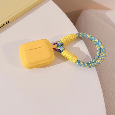 Dėklas Apple AirPods 1 2 Pro 3rd Generation Case Silikoninis mielas su dirželiu Fundas Earpods Minkštas dangtelis skirtas AirPods Pro 2 dėklui