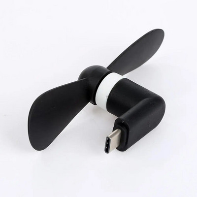 1 τεμ. Φορητό Mini USB ανεμιστήρα κινητού τηλεφώνου Cooler Creative Phone Fan Type C For Samsung For Xiaomi For Iphone Accessories