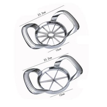 Резачка за ябълки от неръждаема стомана 304 Увеличен разделител за плодове Многофункционален инструмент за отстраняване на сърцевината Резачка за портокал Кухненски инструменти за зеленчуци