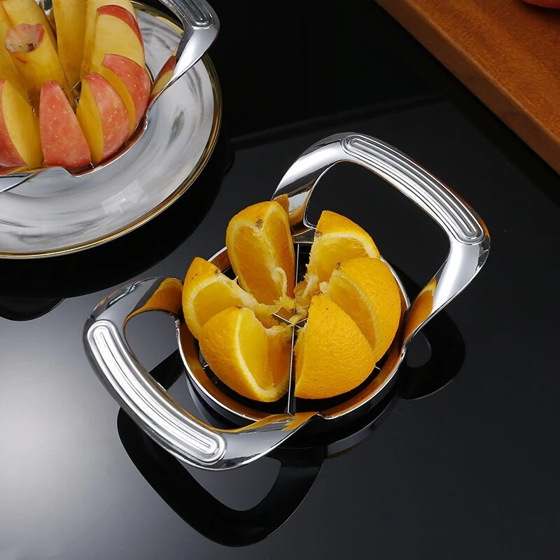 304 Nerūdijančio plieno obuolių pjaustytuvas padidintas vaisių daliklis Daugiafunkcis šerdies šaliklis apelsinų pjaustyklė virtuvės daržovių įrankiai