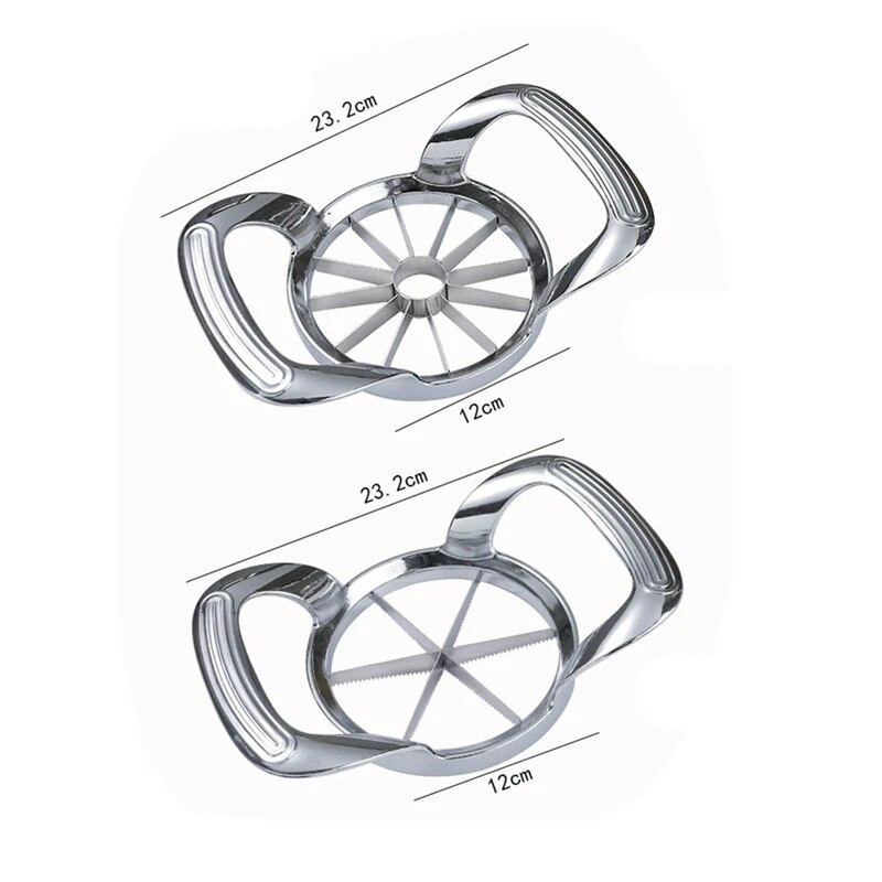 304 Nerūdijančio plieno obuolių pjaustytuvas padidintas vaisių daliklis Daugiafunkcis šerdies šaliklis apelsinų pjaustyklė virtuvės daržovių įrankiai