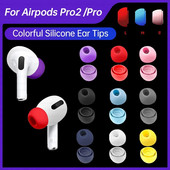 Apple Airpods Minkšti silikoniniai ausinių antgaliai Ausinės Ausinių ausinių kištuko dangtelis, skirtas Airpods Pro 2 Ausų antgaliai Priedai Pagalvėlės Ausinės SML