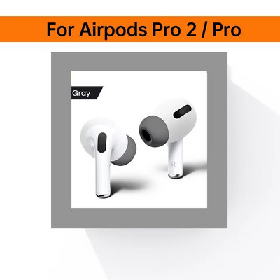 Apple Airpods Minkšti silikoniniai ausinių antgaliai Ausinės Ausinių ausinių kištuko dangtelis, skirtas Airpods Pro 2 Ausų antgaliai Priedai Pagalvėlės Ausinės SML
