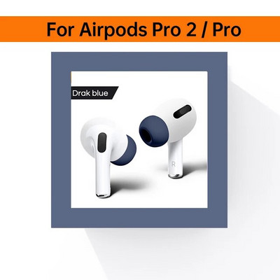 Apple Airpods Minkšti silikoniniai ausinių antgaliai Ausinės Ausinių ausinių kištuko dangtelis, skirtas Airpods Pro 2 Ausų antgaliai Priedai Pagalvėlės Ausinės SML