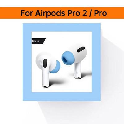 Apple Airpods Minkšti silikoniniai ausinių antgaliai Ausinės Ausinių ausinių kištuko dangtelis, skirtas Airpods Pro 2 Ausų antgaliai Priedai Pagalvėlės Ausinės SML