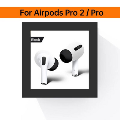 Apple Airpods Minkšti silikoniniai ausinių antgaliai Ausinės Ausinių ausinių kištuko dangtelis, skirtas Airpods Pro 2 Ausų antgaliai Priedai Pagalvėlės Ausinės SML