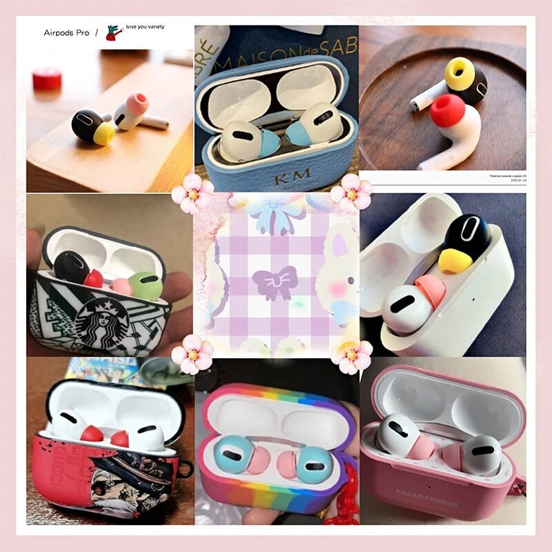 Apple Airpods Căști din silicon moale Căști Capac pentru dop pentru căști pentru Airpods Pro 2 Accesorii Sfaturi pentru urechi Pernă SML