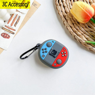 Dėklas Redmi Buds 4 Lite Youth Edition mielas animacinių filmų anime ausinių apsauginis dangtelis minkštas silikoninis ausinių dėklas su raktų pakabuku