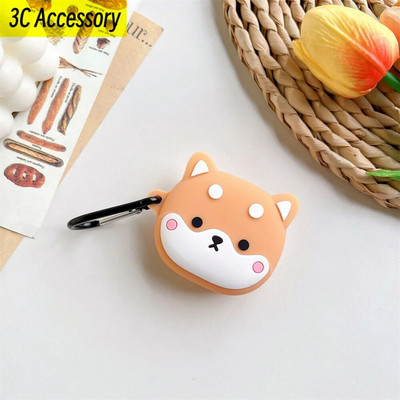 Dėklas Redmi Buds 4 Lite Youth Edition mielas animacinių filmų anime ausinių apsauginis dangtelis minkštas silikoninis ausinių dėklas su raktų pakabuku