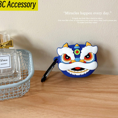 Dėklas Redmi Buds 4 Lite Youth Edition mielas animacinių filmų anime ausinių apsauginis dangtelis minkštas silikoninis ausinių dėklas su raktų pakabuku