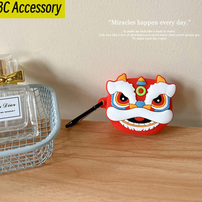 Dėklas Redmi Buds 4 Lite Youth Edition mielas animacinių filmų anime ausinių apsauginis dangtelis minkštas silikoninis ausinių dėklas su raktų pakabuku