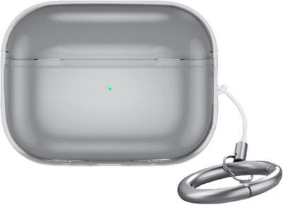 skirtas AirPods Pro 2 skaidraus dėklo silikono dėklas Minkštas TPU apsauginis dangtelis mielas moterims, skirtas Airpod pro 2023 priedai su virve