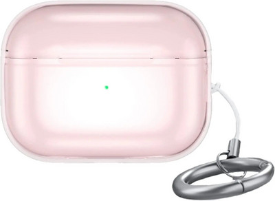 skirtas AirPods Pro 2 skaidraus dėklo silikono dėklas Minkštas TPU apsauginis dangtelis mielas moterims, skirtas Airpod pro 2023 priedai su virve