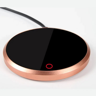 Mini nešiojamasis USB puodelių šildytuvas 3 pavarų kavos puodelio kaitinimo padėkliukas Išmanusis termostatinis kaitvietė Pienas Arbata Vandens kaitinimo padėkliukas