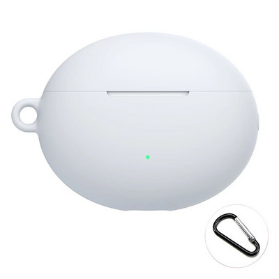 Szilikon fülhallgató tok a Huawei Freebuds 4i fejhallgató védő héjhoz Tartozékok a Freebuds 4i tok akasztóval