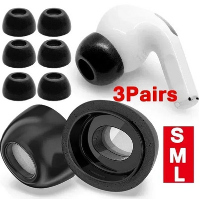 Премиум накрайници за уши от мемори пяна за AirPods Pro 1-во 2-ро поколение Защитен калъф за слушалки Превъзходна звукоизолация Меки капаци за слушалки