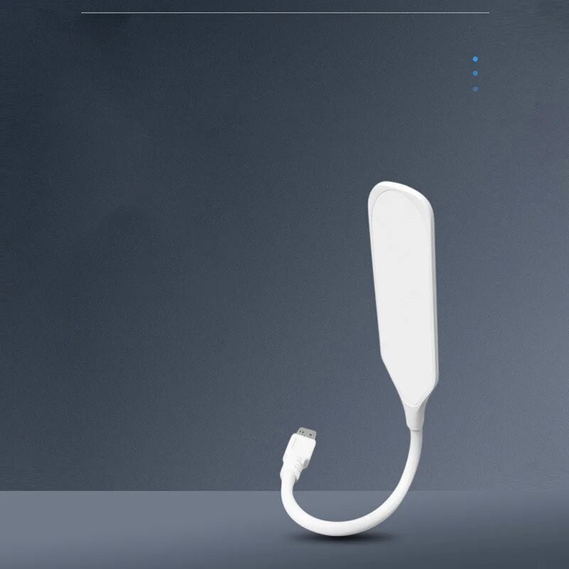 Priză USB portabilă 5v Lumină de noapte pentru birou Îngrijirea ochilor Lumină cu LED pentru cărți Lampă de lectură Laptop Tastatură Iluminare PC
