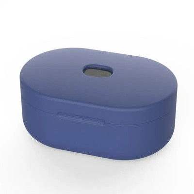 Silikoninis Redmi Airdots dėklo apsauginis dangtelis su kabliuku, skirtas Xiaomi Mi Redmi AirDots 2 Cover ausinių belaidžio įkrovimo dėžutei
