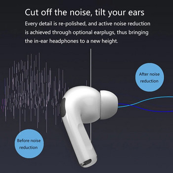 Συμβουλές αφρού μνήμης για Airpods Pro 2 Ανταλλακτικό άκρο αφρού για αυτιά για Air Pods Pro Αξεσουάρ μαξιλαριών αυτιών