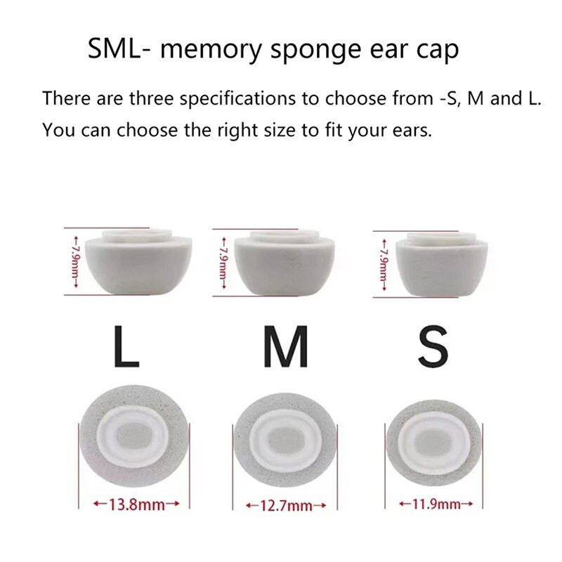 Nastavci od memorijske pjene za Airpods Pro 2 pjenasti jastučići za uši Zamjenski nastavci za Air Pods Pro jastučići za uši Dodaci