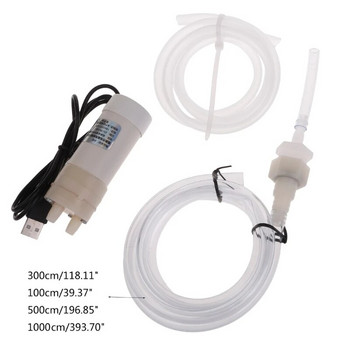 5V USB мини помпа за водно охлаждане 4L/min Самозасмукваща помпа за диспенсер за вода Fish Tank Воден фонтан за циркулация на вода H8WD