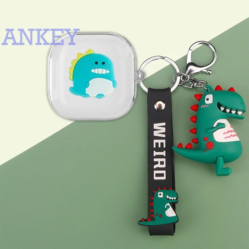 priekš Shokz OpenFit caurspīdīgā korpusa austiņu aizsargvāciņš Pretkrītošs mīksts silikons bezvadu Bluetooth austiņu pārnēsāšana