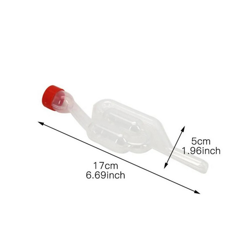 Vienpusis virimo vožtuvas su plastikiniu dangteliu Homebrew Bubble Airlock Carboys kamščiu ir fermentatoriaus sandarinimo vožtuvas su maistinėmis tarpinėmis