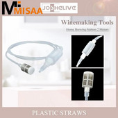 Minkymo sifono filtras, 2 m virimo vožtuvas, plastikinis maisto kokybės namų virtuvės fermentacijos alaus gaminimo įrankis vyno vadove