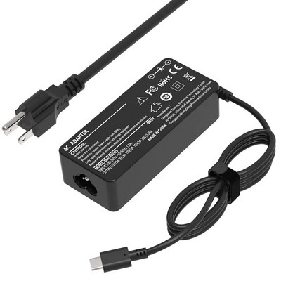 Γρήγορος φορτιστής φορητού υπολογιστή 65W 20V 3,25A Προσαρμογέας υπολογιστή διεπαφής USB Type-C για Lenovo Macbook Thinkpad X1 Carbon Yoga X270 X280