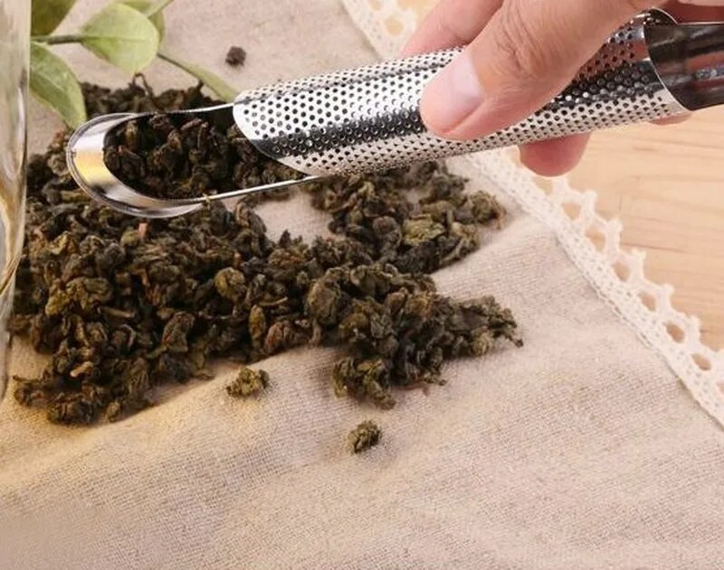 Nerūdijančio plieno arbatos infuser Creative Pipe Design Metalinis arbatos sietelis puodeliui Įmantrus filtras Puer arbatai Žolelių arbatos įrankiai Priedai