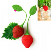 Φορητό φίλτρο τσαγιού σιλικόνη Strawberry Tea Strainer Tea Infuser Creative Durable Bar Teapot Tools Αξεσουάρ κουζίνας