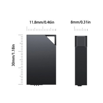Ултратънък мини диктофон Espia 8-32GB Digtal, професионален звук, активиран диктофон, HD шумозапис, MP3 плейър