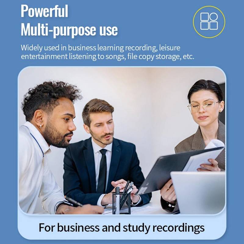 8GB 16GB USB įrašymo rašiklis mini garso įrašymo įrenginys Triukšmo mažinimo ilgas įrašymo rašiklis Skaitmeninis garso įrašymo įrenginys MP3 muzikos grotuvas