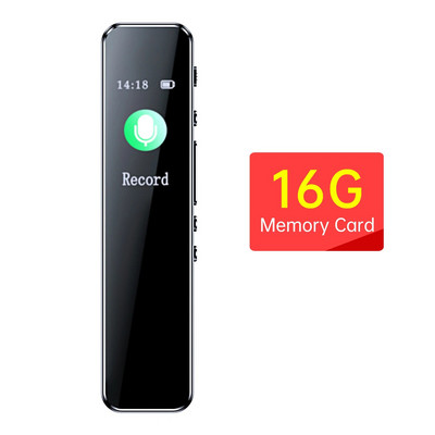 Profesionalus skaitmeninis garso įrašymo įrenginys 32G tolimojo garso įrašymo MP3 grotuvas Triukšmo mažinimo įrašų palaikymas TFCcard