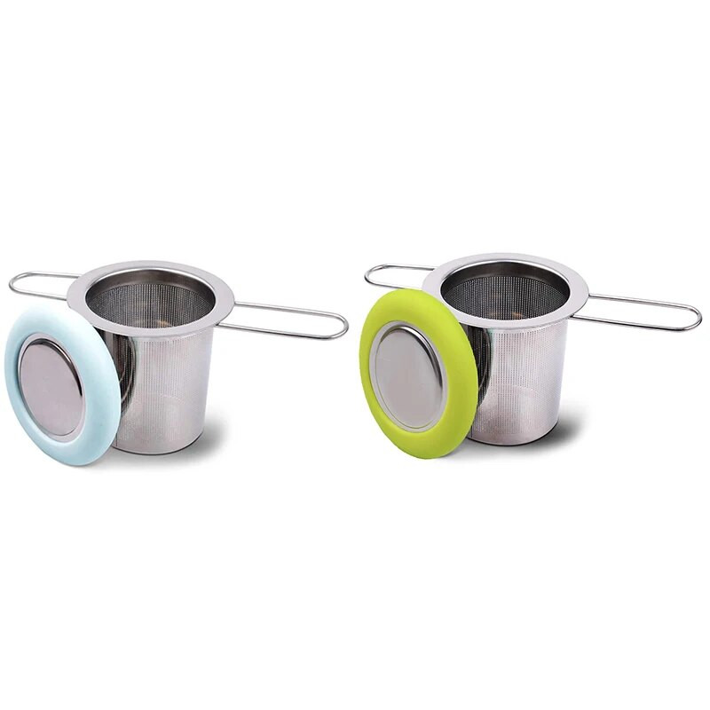Arbatos infuzinis nerūdijančio plieno arbatos sietelis sulankstoma rankena arbatos filtras ypač smulkaus tinklelio sietelio virimo krepšelis