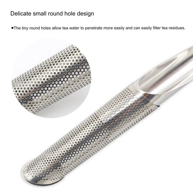 Arbatos filtro vamzdelio formos palaidų lapų difuzorius Arbatos sietelis Plieninis arbatos infuzinis arbatinukas Virtuvės reikmenys Virtuvės keitimo priedai