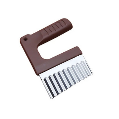 Nerūdijančio plieno banguoti bulvių traškučiai Smulkintuvas Agurkas Morkos Daržovės Peilis Vaisių Tešlos pjaustytuvas Maisto smulkintuvai Virtuvės maisto gaminimo įrankiai