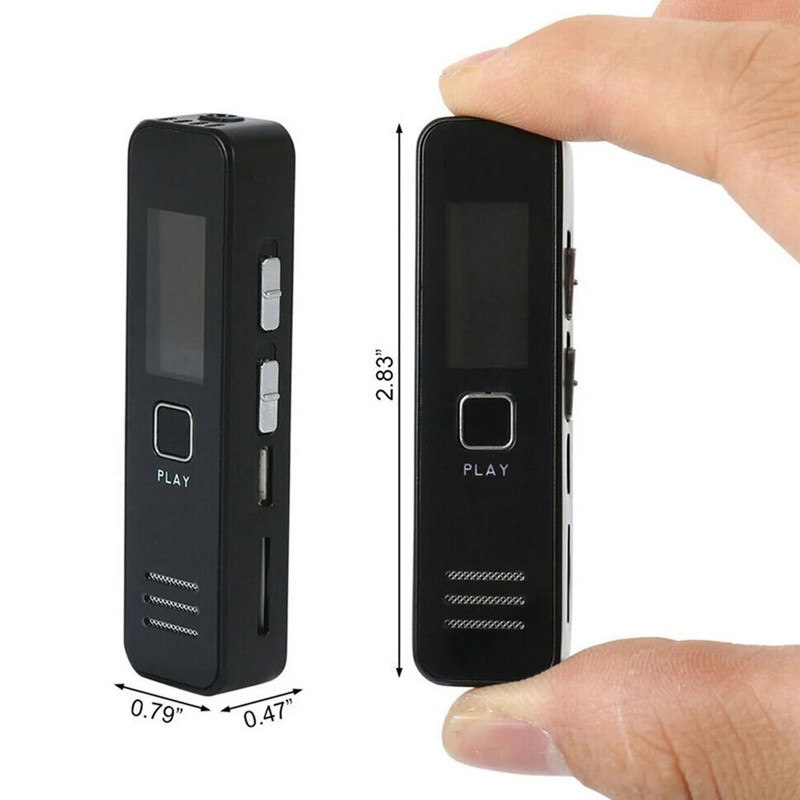 Sk007 Mini digitális felvevő hangszóró USB újratölthető HD hangrögzítő támogatás Tf kártya hang MP3 lejátszó