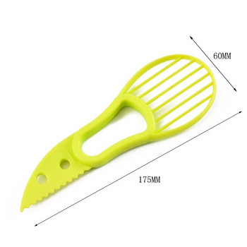 Δημιουργικό με προστατευτικό κάλυμμα μαχαίρι τεμαχισμού αβοκάντο ξεφλούδισμα και ξεφλούδισμα διαχωρισμού πολτού εργαλεία φρούτων κουζίνας
