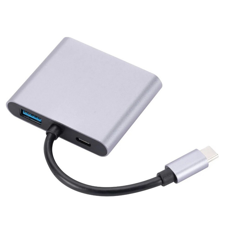 C tipo USB C šakotuvas su dviguba HDMI doko doko stotele 2 in 1/4 in 1 Type-C su dvigubu HDMI adapteriu Ekrano išplėtimas Su HDMI suderinamas