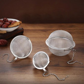 1 vnt 304 nerūdijančio plieno prieskonių arbatos kamuoliukas arbatos infuzinis sferinis fiksavimo sietelis tinklelio infuzinis arbatos filtras koštuvai Virtuvės įrankiai